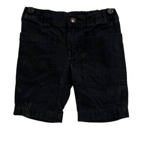 Tea Collection Chino Shorts Boys Dark Navy Blue Cotton Flat Front Size 4